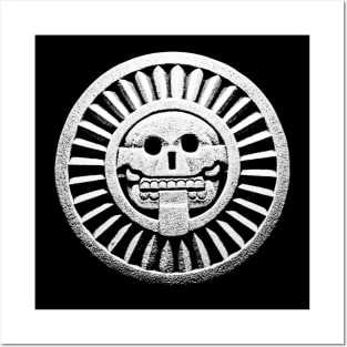 Aztec Skull (stone) Posters and Art